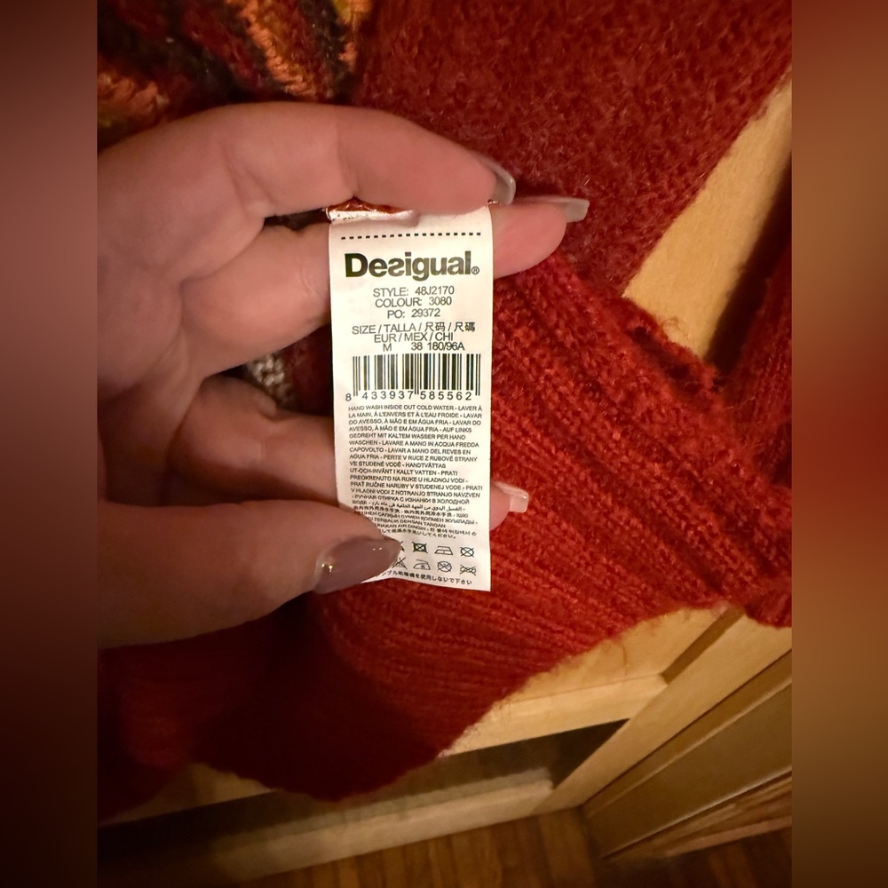 Desigual Women's Sweater Jumper Pullover Size M - image 5